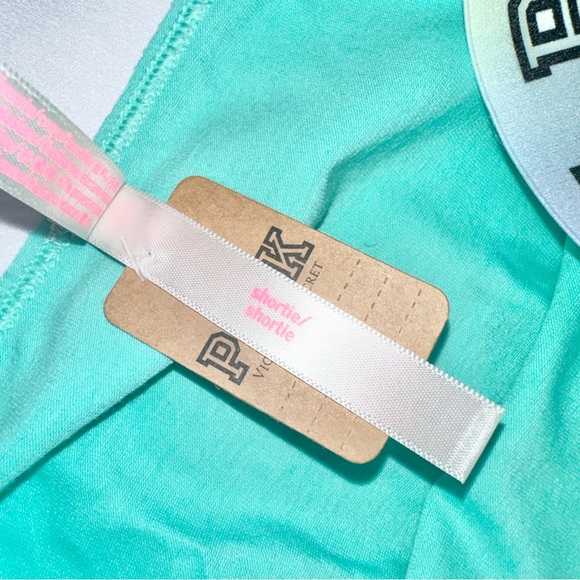 NWT! PINK Super Push-up Bra + Shortie Panty in Ice Teal - Picture 10 of 12